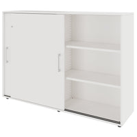 PRO Armoire de porte coulissante | 3 oh, 800 - 1600 x 1140 mm, blanc