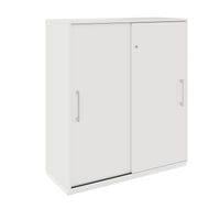 PRO Armoire de porte coulissante | 3 oh, 800 - 1600 x 1140 mm, blanc