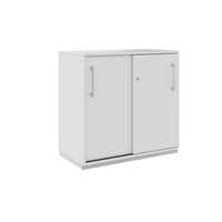 Armoire à portes coulissantes PRO | 2 OH, 800 - 1600 x 770 mm, gris