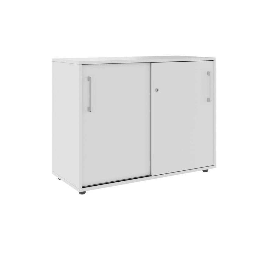 PRO Armoire de porte coulissante | 2 oh, 800 - 1600 x 770 mm, gris