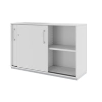 Armoire à portes coulissantes PRO | 2 OH, 800 - 1600 x 770 mm, gris