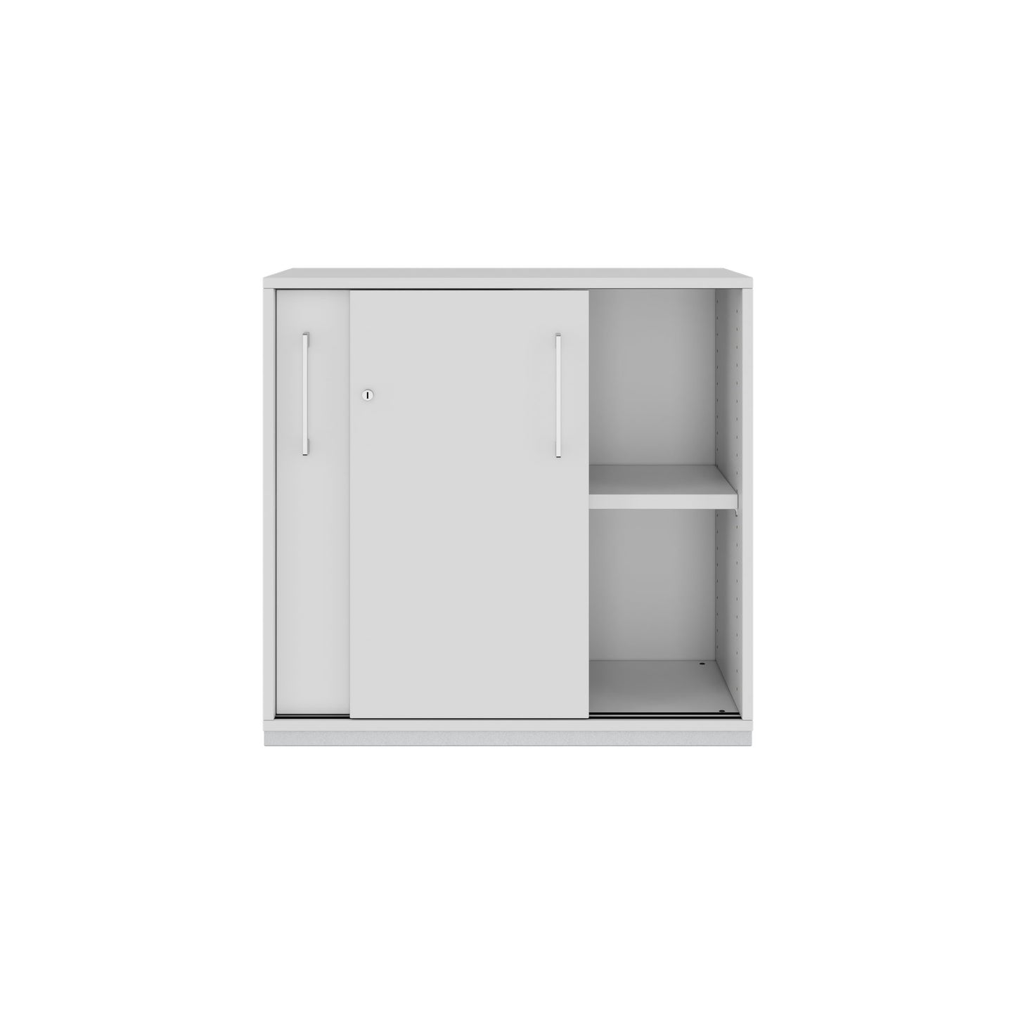 Armoire à portes coulissantes PRO | 2 OH, 800 - 1600 x 770 mm, gris