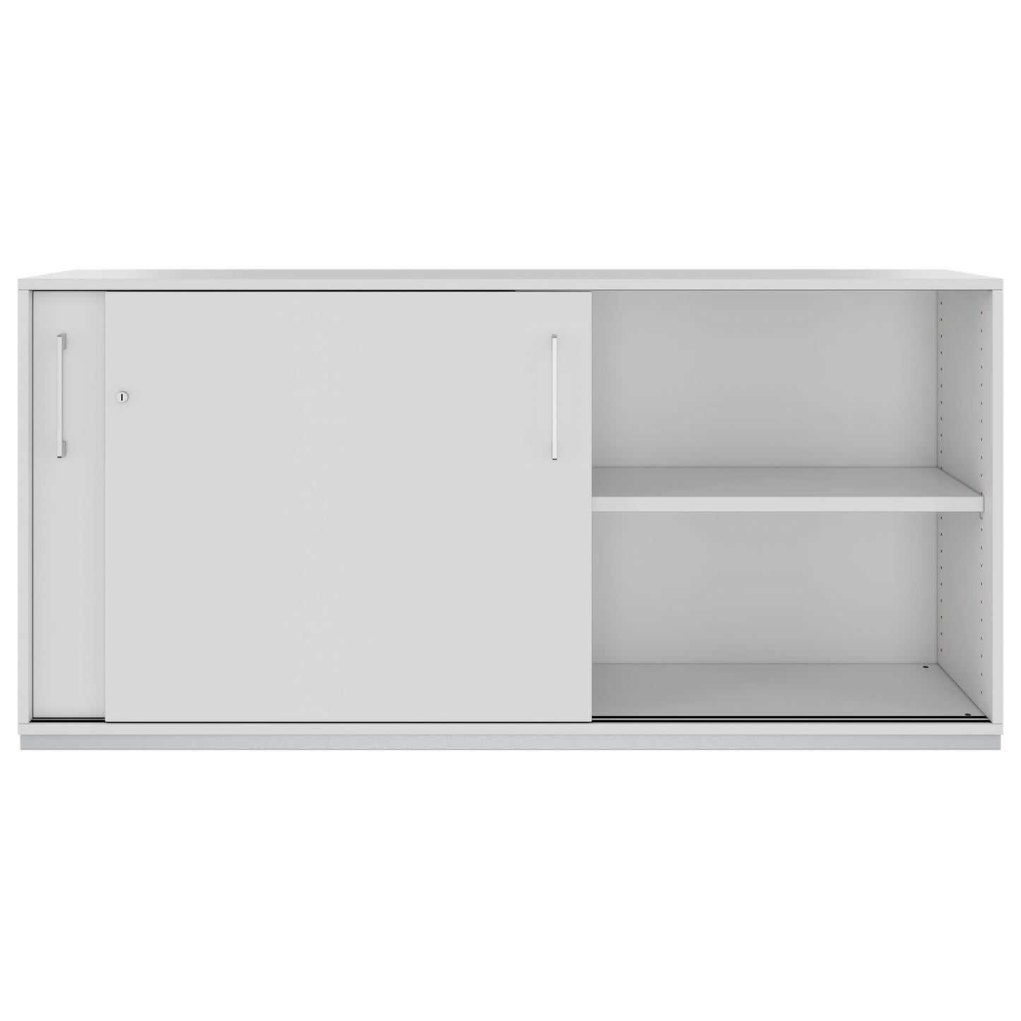 Armoire à portes coulissantes PRO | 2 OH, 800 - 1600 x 770 mm, gris