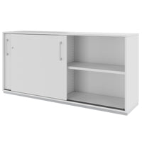 Armoire à portes coulissantes PRO | 2 OH, 800 - 1600 x 770 mm, gris