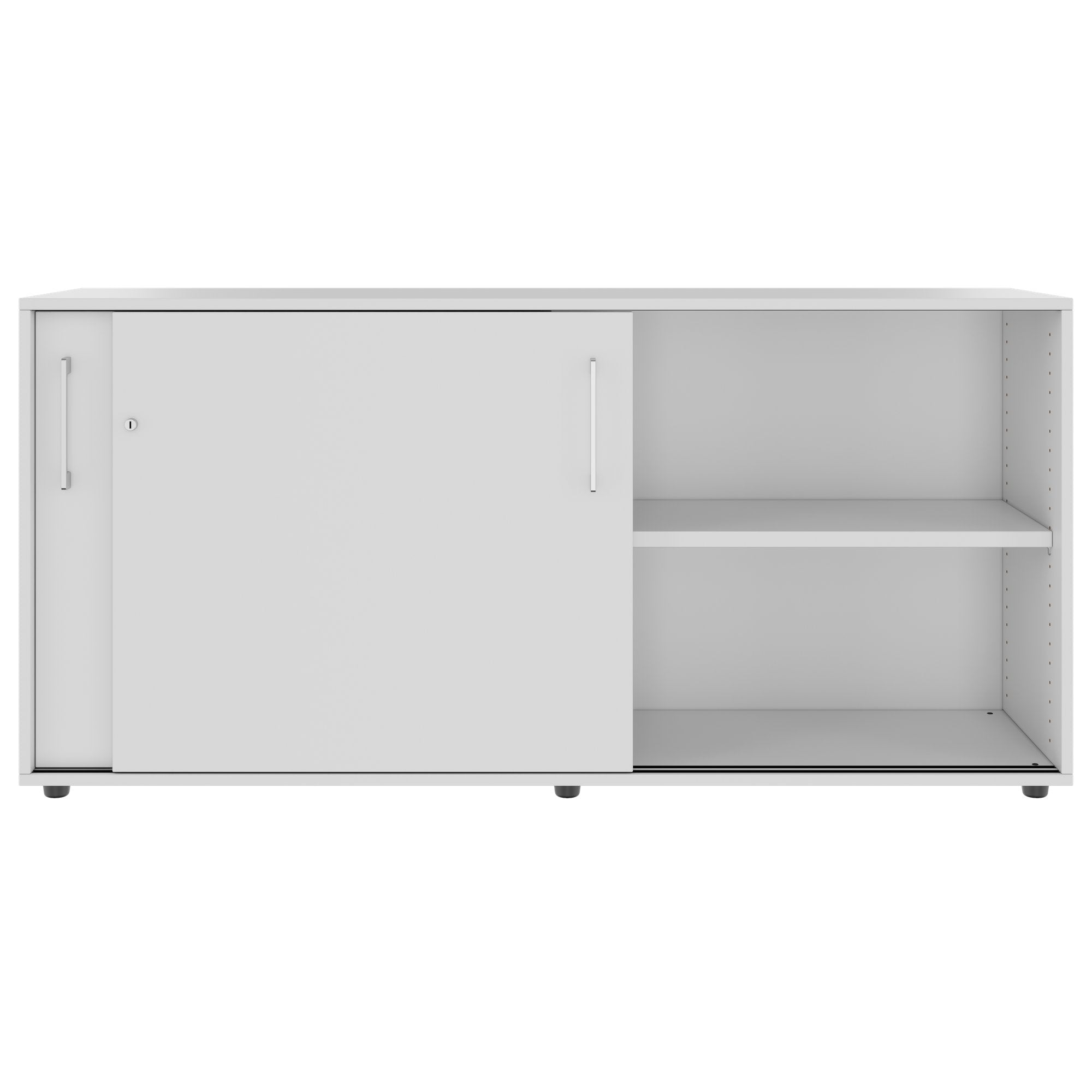 PRO Armoire de porte coulissante | 2 oh, 800 - 1600 x 770 mm, gris