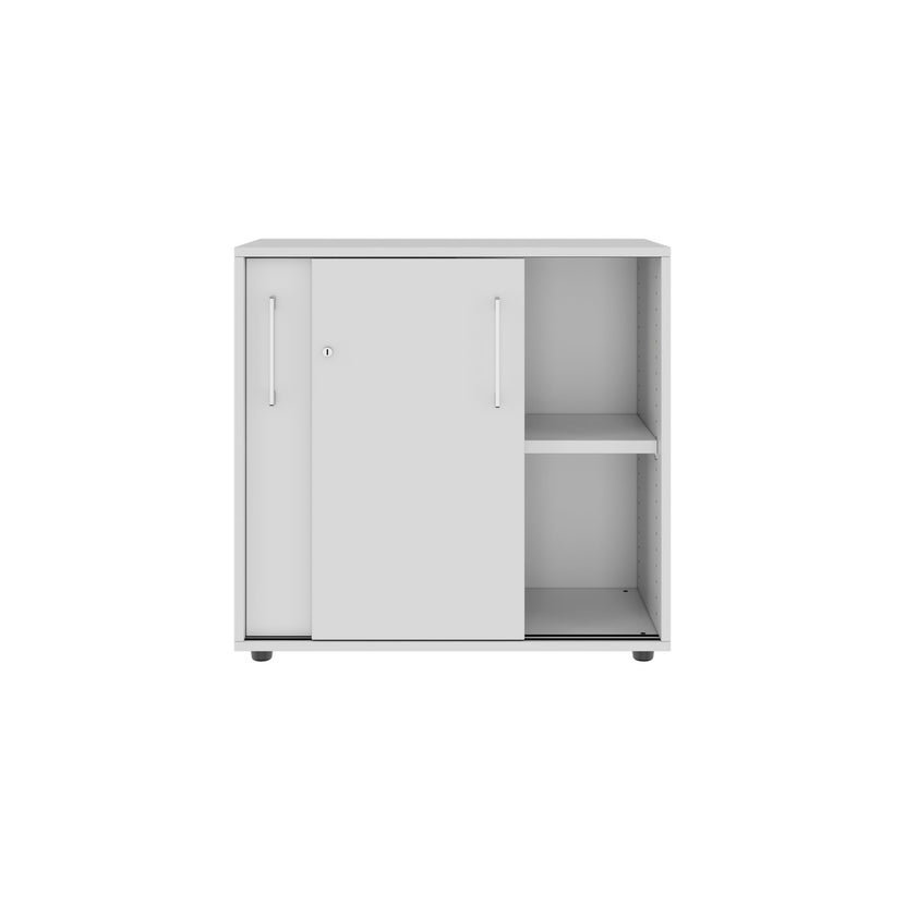 PRO Armoire de porte coulissante | 2 oh, 800 - 1600 x 770 mm, gris