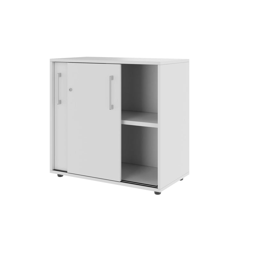 PRO Armoire de porte coulissante | 2 oh, 800 - 1600 x 770 mm, gris