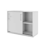 PRO Armoire de porte coulissante | 2 oh, 800 - 1600 x 770 mm, gris