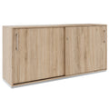 PRO Armoire à portes coulissantes | 2 OH, 800 - 1600 x 770 mm, chêne naturel  - 1 Thumbnail Image