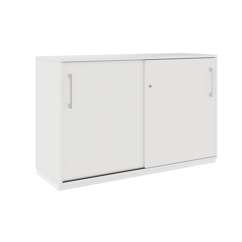 PRO Cabinet di porta scorrevole | 2 OH, 800 - 1600 x 770 mm, bianco - 1 Main Image