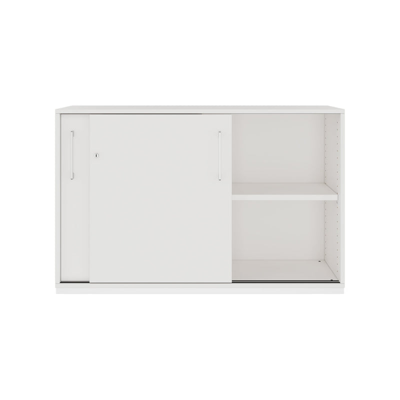 PRO Cabinet di porta scorrevole | 2 OH, 800 - 1600 x 770 mm, bianco - 3 Main Image
