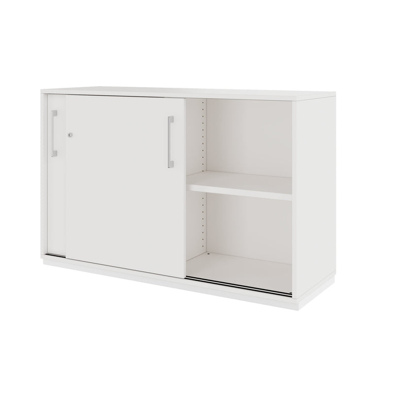 PRO Cabinet di porta scorrevole | 2 OH, 800 - 1600 x 770 mm, bianco - 4 Main Image