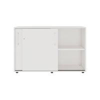 PRO Armoire de porte coulissante | 2 oh, 800 - 1600 x 770 mm, blanc