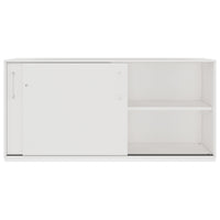 PRO Armoire de porte coulissante | 2 oh, 800 - 1600 x 770 mm, blanc