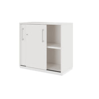 PRO Armoire de porte coulissante | 2 oh, 800 - 1600 x 770 mm, blanc