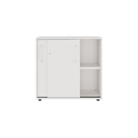 PRO Armoire de porte coulissante | 2 oh, 800 - 1600 x 770 mm, blanc