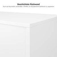 NOVA Cabinet di porta scorrevole | 2 OH, 1640 x 740 mm, antracite / bianco