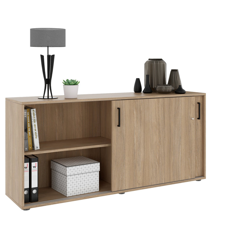 NOVA Cabinet di porta scorrevole | 2 oh, 1640 x 740 mm, quercia ambra