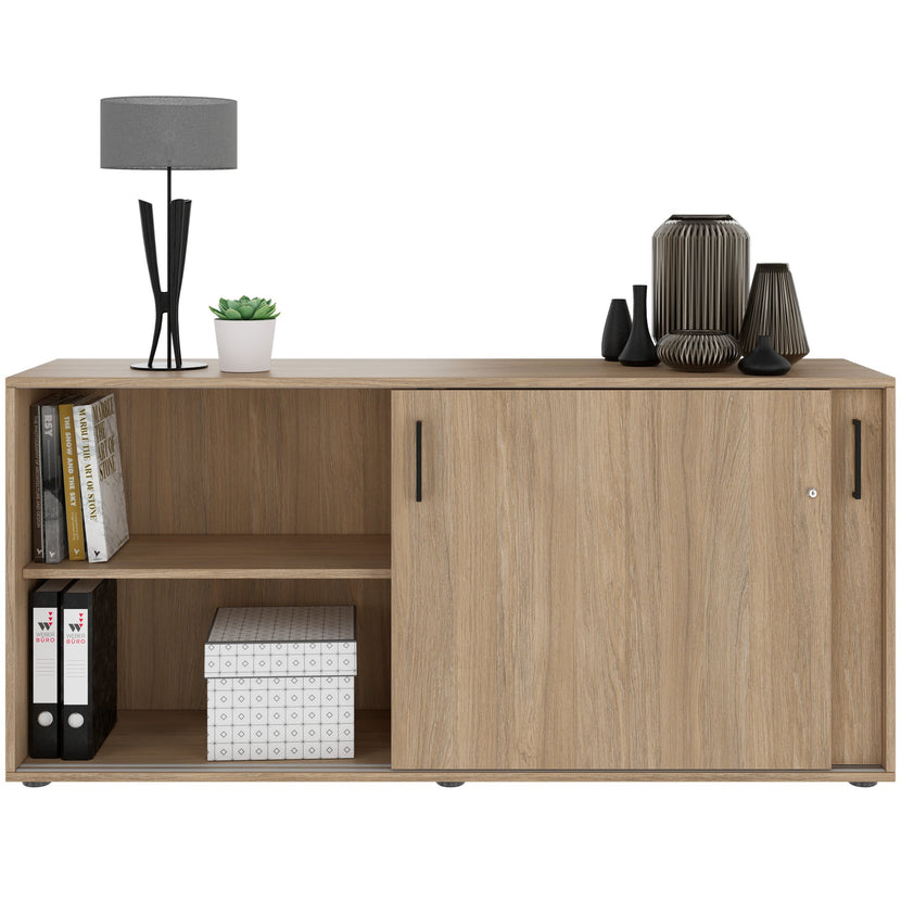NOVA Cabinet di porta scorrevole | 2 oh, 1640 x 740 mm, quercia ambra