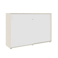 NOVA sliding door wardrobe | 3 shelves, 1640 x 1085 mm, maple/white - 5 Thumbnail Image