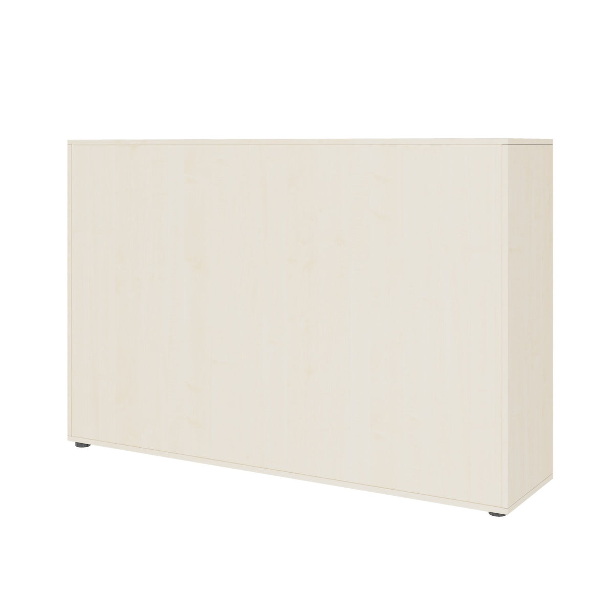 NOVA sliding door wardrobe | 3 shelves, 1640 x 1085 mm, maple/white - 8 Lightbox Main Image