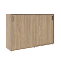 NOVA Cabinet di porta scorrevole | 3 OH, 1640 x 1085 mm, quercia ambra