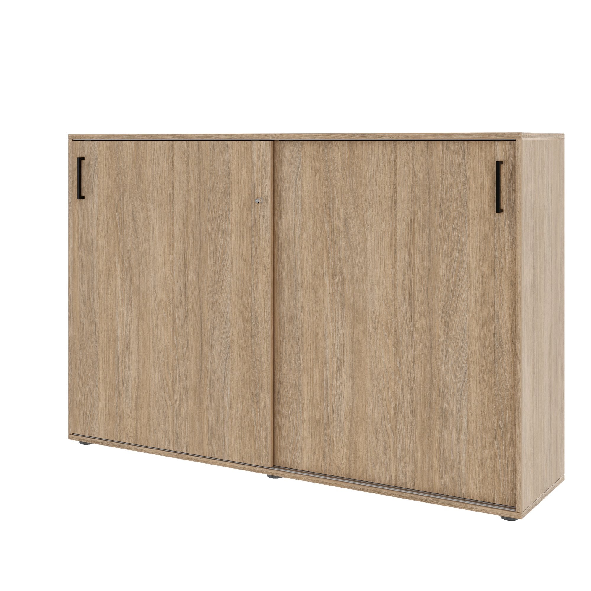 NOVA Cabinet di porta scorrevole | 3 OH, 1640 x 1085 mm, quercia ambra