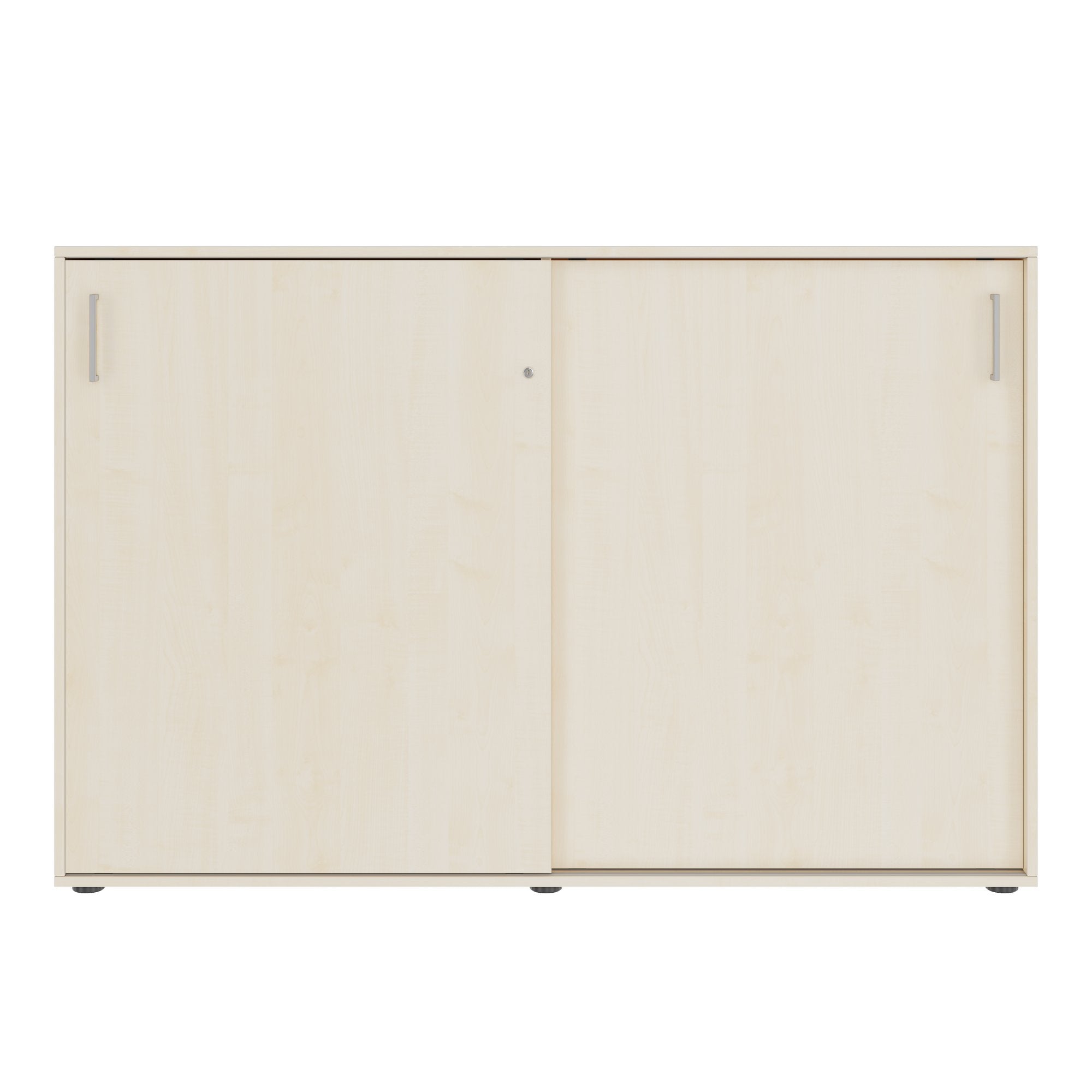 NOVA Schiebetürenschrank | 3 OH, 1640 x 1085 mm, Ahorn