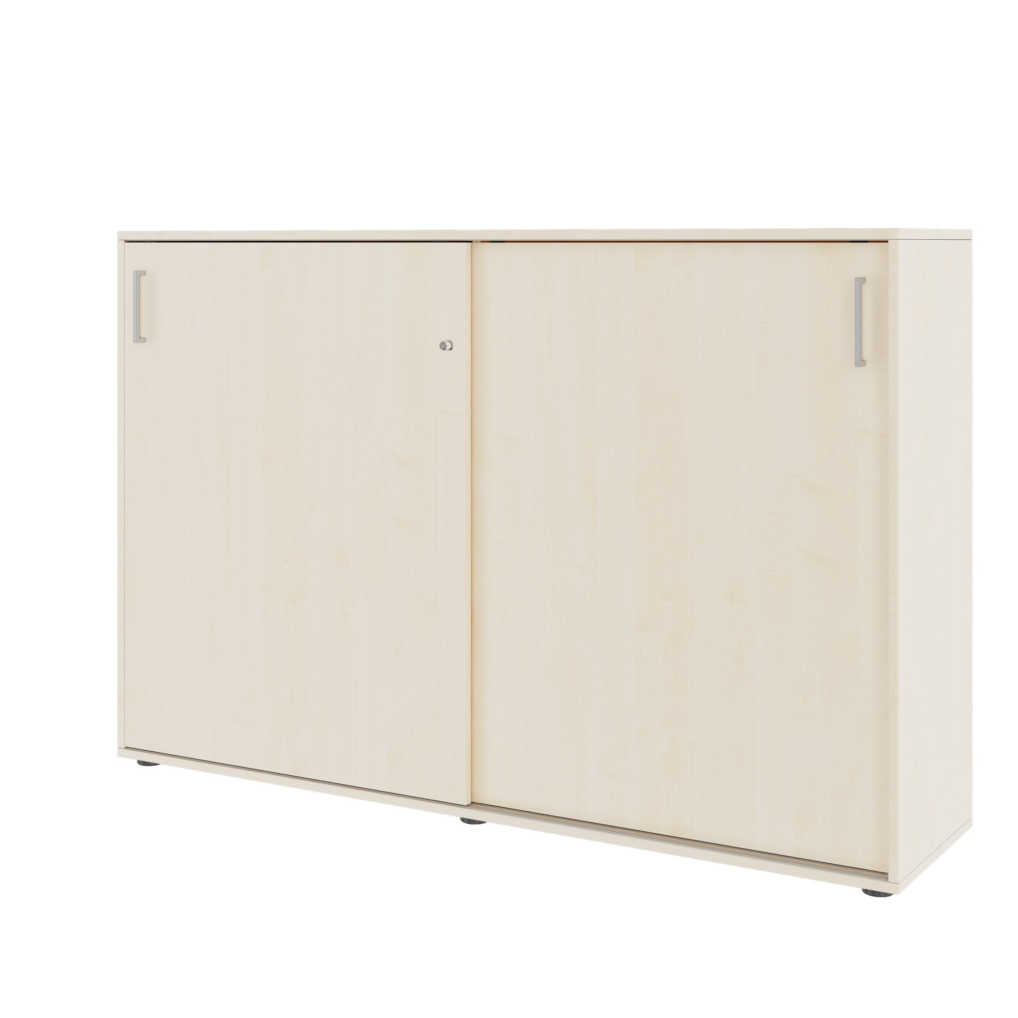 NOVA Schiebetürenschrank | 3 OH, 1640 x 1085 mm, Ahorn