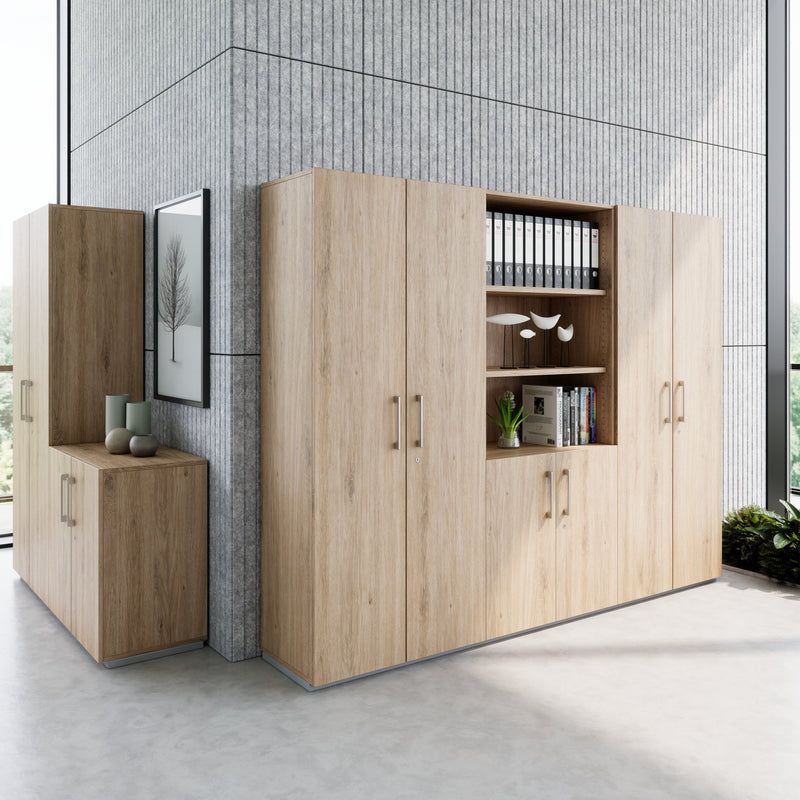 PRO wall unit | 5 OH, 2400 x 1880 mm, natural oak - 15 Main Image