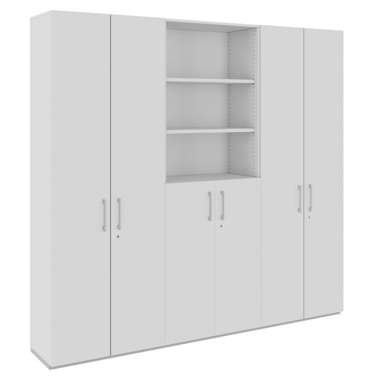 PRO wall unit | 6 OH, 2400 x 2250 mm, gray