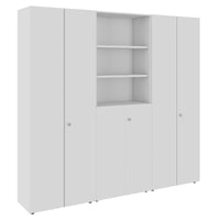 PRO wall unit | 6 OH, 2400 x 2250 mm, gray