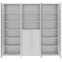 PRO wall unit | 6 OH, 2400 x 2250 mm, gray