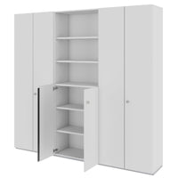 PRO wall unit | 6 OH, 2400 x 2250 mm, gray