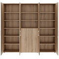 PRO Cabinet wall | 6 OH, 2400 x 2250 mm, Natural oak  - 3 Thumbnail Image