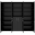 PRO Schrankwand | 6 OH, 2400 x 2250 mm, Schwarz - 3 Thumbnail Image