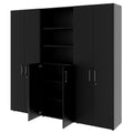 PRO Schrankwand | 6 OH, 2400 x 2250 mm, Schwarz - 4 Thumbnail Image