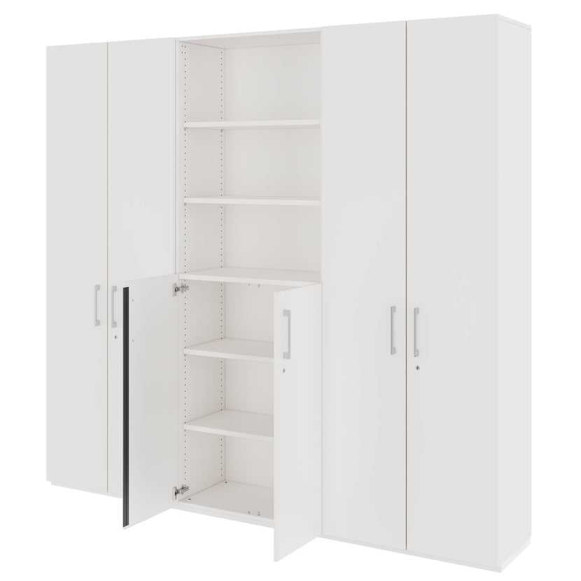 PRO Parete muro | 6 OH, 2400 x 2250 mm, bianco