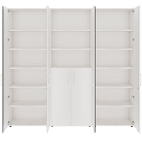 PRO Parete muro | 6 OH, 2400 x 2250 mm, bianco