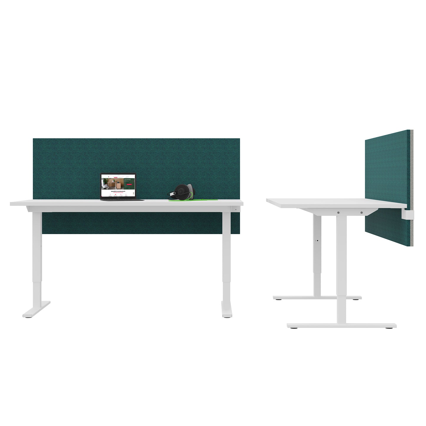 ONE H Desk | Manually height adjustable, 1400 x 800 mm, maple