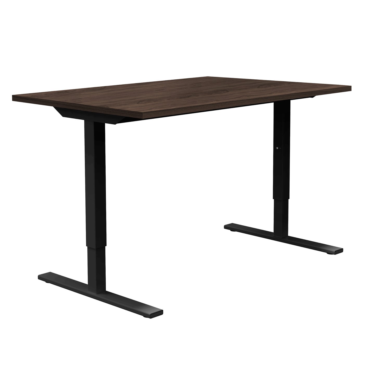 ONE H Desk | Manually height adjustable, 1400 x 800 mm, walnut