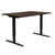 ONE H Desk | Manually height adjustable, 1400 x 800 mm, walnut