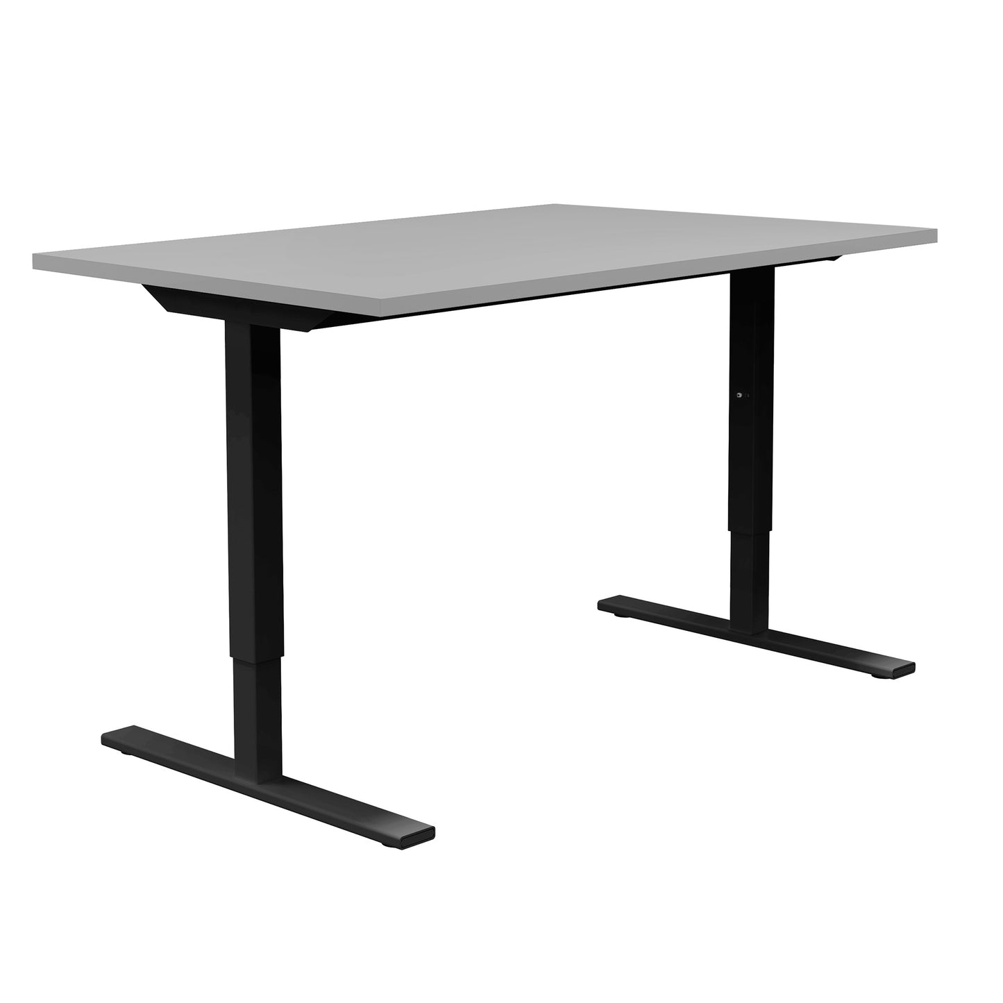 ONE H Desk | Manually height adjustable, 1400 x 800 mm, pearl gray