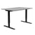 ONE H Desk | Manually height adjustable, 1400 x 800 mm, pearl gray