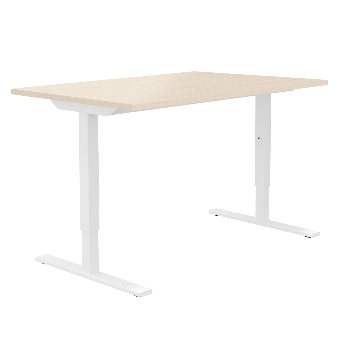 ONE H Desk | Manually height adjustable, 1400 x 800 mm, maple