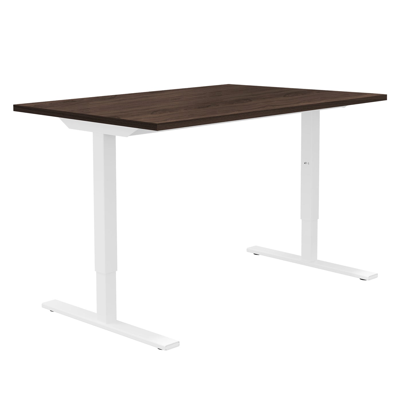 ONE H Desk | Manually height adjustable, 1400 x 800 mm, walnut