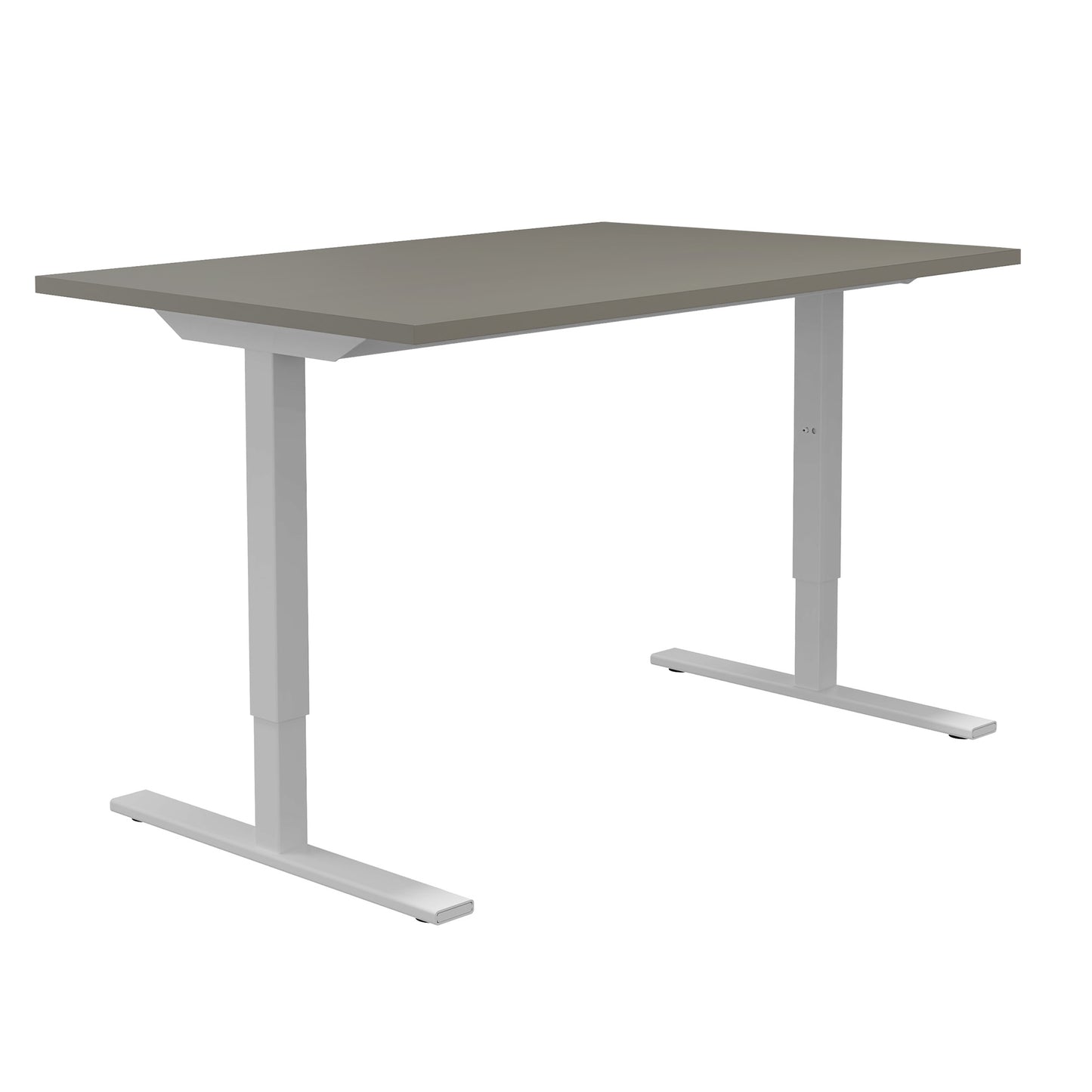 ONE H Desk | Manually height adjustable, 1400 x 800 mm, Cubanite gray