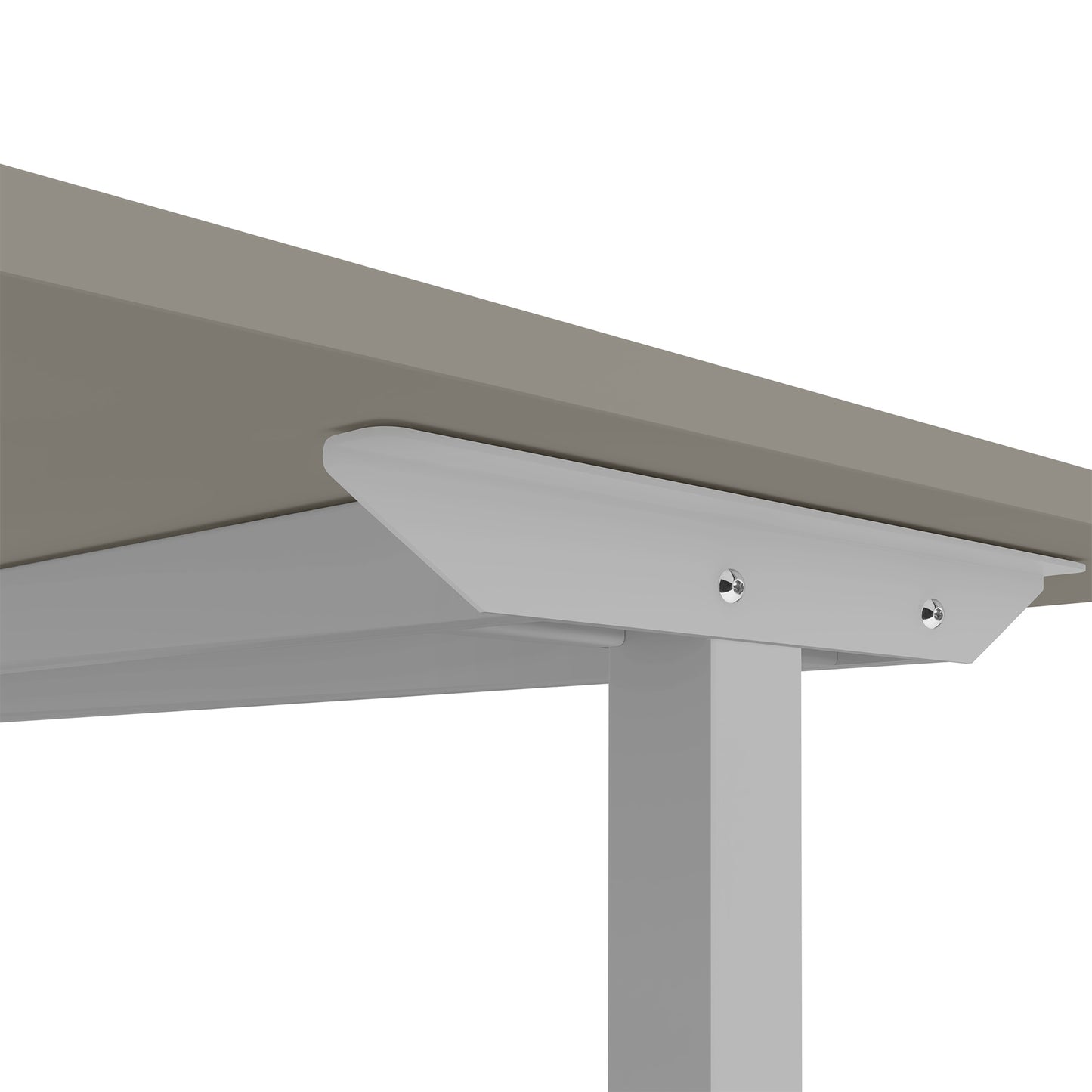 ONE H Desk | Manually height adjustable, 1400 x 800 mm, Cubanite gray