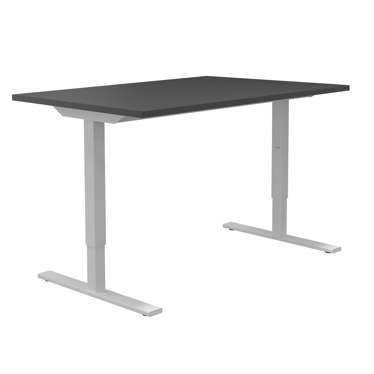 ONE H Desk | Manually height adjustable, 1400 x 800 mm, anthracite