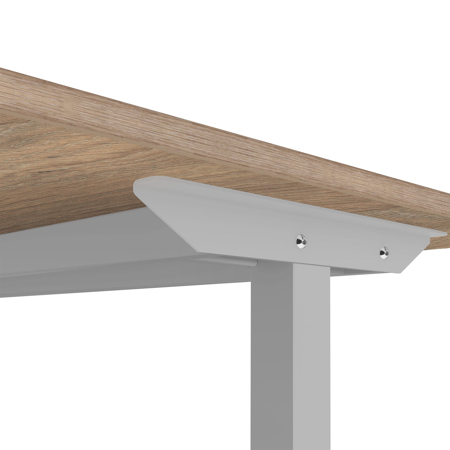 ONE H Desk | Manually height adjustable, 1400 x 800 mm, amber oak